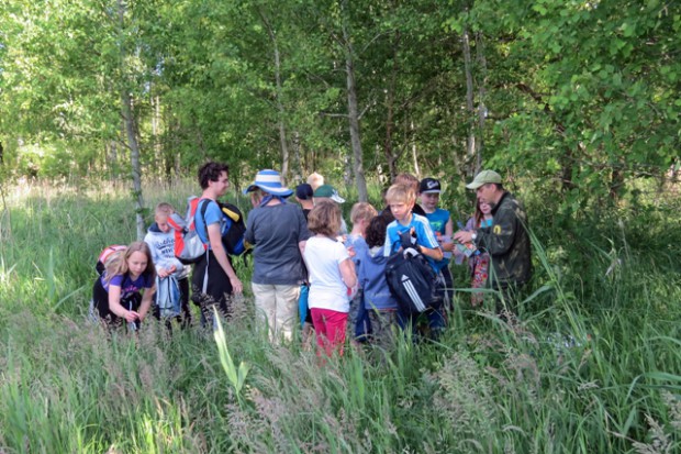 Nach dem Ochideenzählen am Latzigsee Foto: Naturpark)