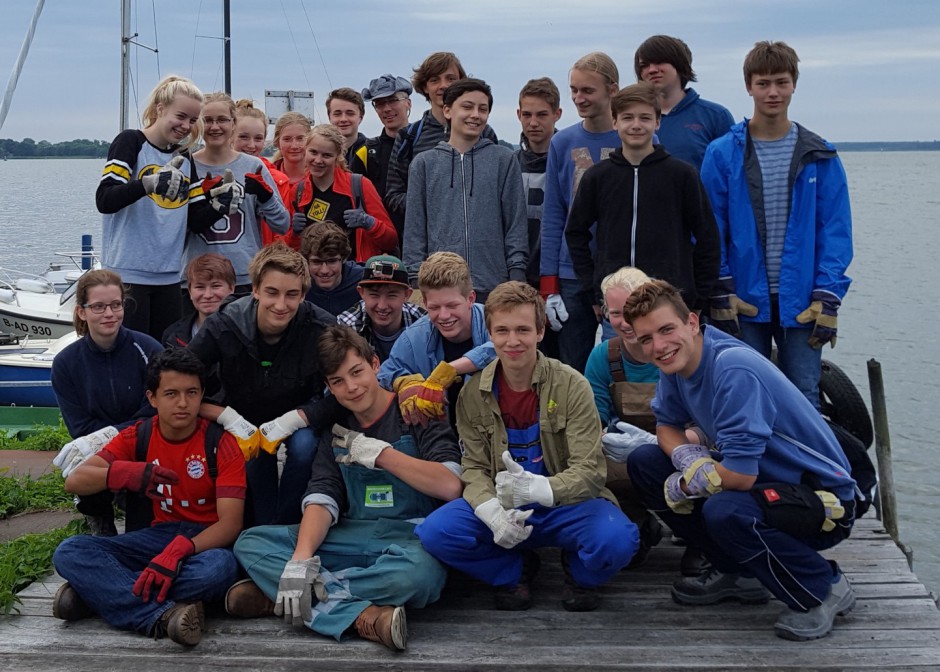 Die 9a des Humboldt Gymnasiums aus Greifswald (Foto: Humoldt Gymnasium