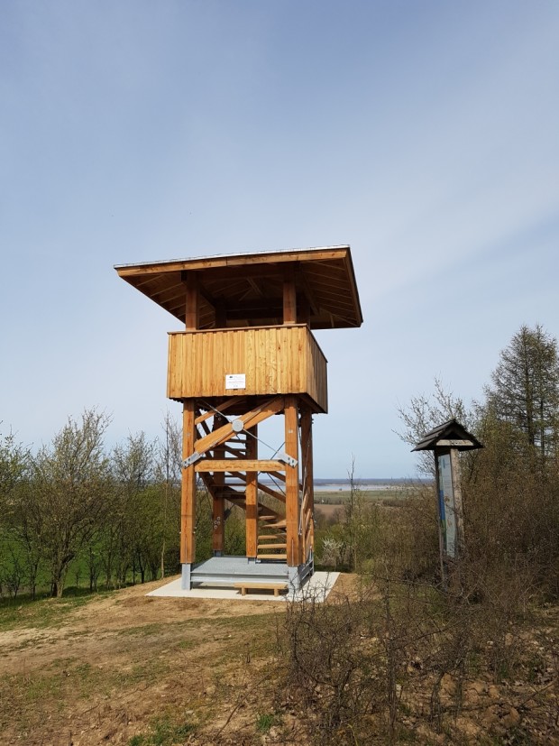 Der neue Naturpark-Aussichtsturm auf dem Fuchsberg (Foto: Naturpark-Archiv)