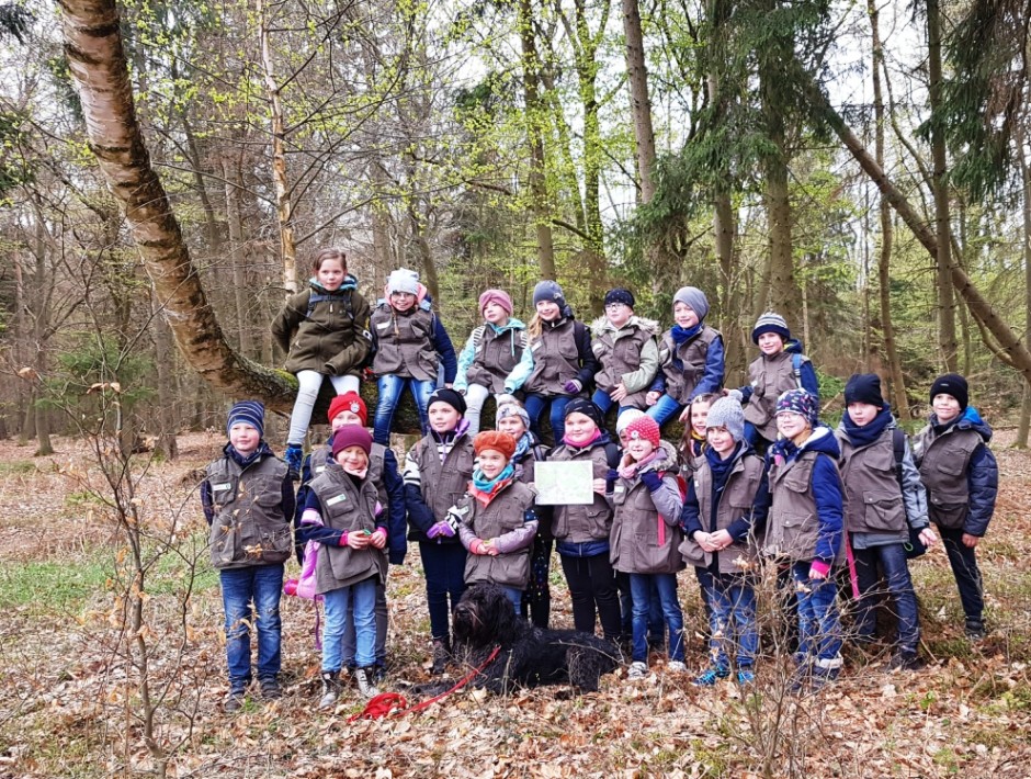 Klasse 2 - Nikolaischule Pasewalk (Foto: Naturparkarchiv)