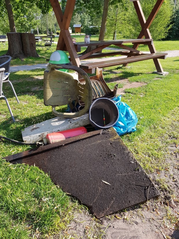 Der in kurzer Zeit gesammelte Müll - (Foto: Naturpark)