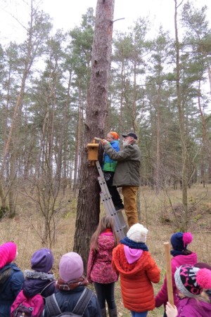 Klaus-Dieter Schuldt im Einsatz bei einer Umweltbildungsveranstaltung (Foto: Naturpark-Archiv)