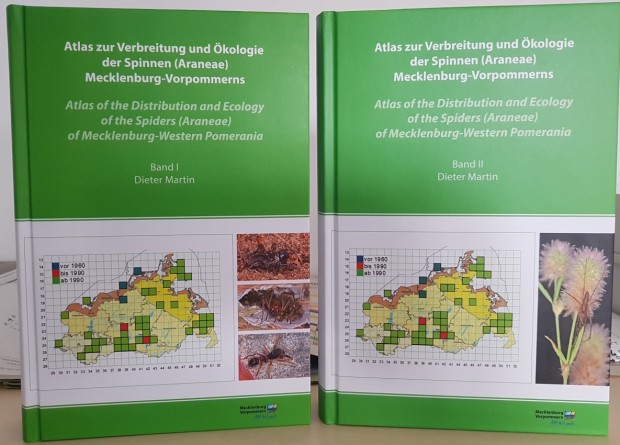 Atlas zur Verbreitung und Ökologie der Spinnen (Araneae) Mecklenburg-Vorpommerns“ von Dieter Martin (Foto: Naturpark-Archiv)