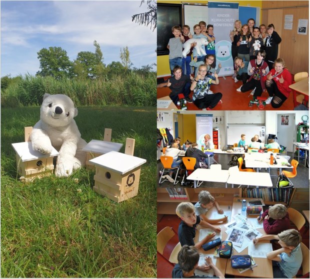 Kinderklimakonferenzen 2019 an Grundschulen im Naturpark Barnim (Fotos: Simon Hoffmann)
