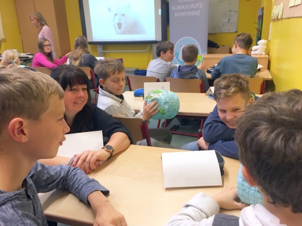 1. Kinder-Klimaschutz-Konferenz im Naturpark Barnim - hier Grundschule "Am Pfefferberg" in Biesenthal (Foto: Dr. Peter Gärtner)