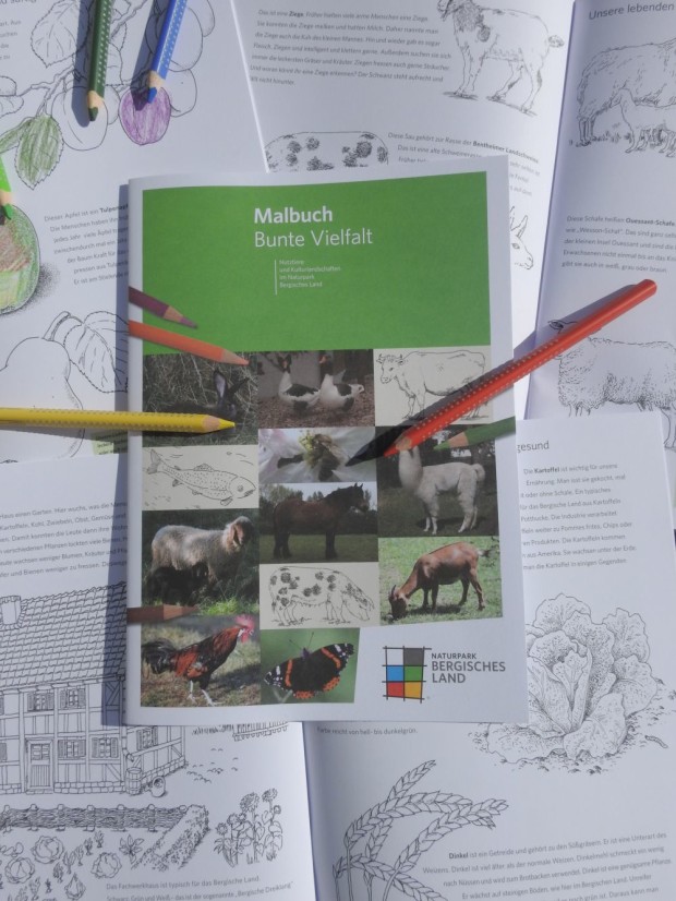 Malbuch Bunte Vielfalt (Foto: Naturpark Bergisches Land)