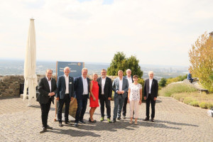 Der Vorstand des neu gegründeten Vereins (©Naturpark Rheinland)