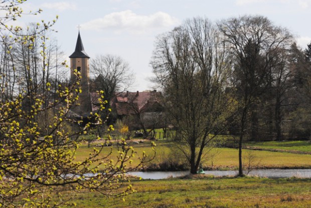 Blick über die Dahme auf Märkisch Buchholz