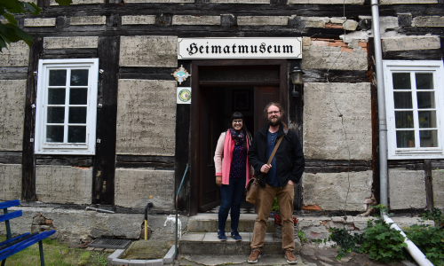 Dr. Stefanie Meier-Kaftan und Martin Müller betreuen das Projekt Dübener Heide - Heimat erforschen und gemeinsam erleben" (C) privat