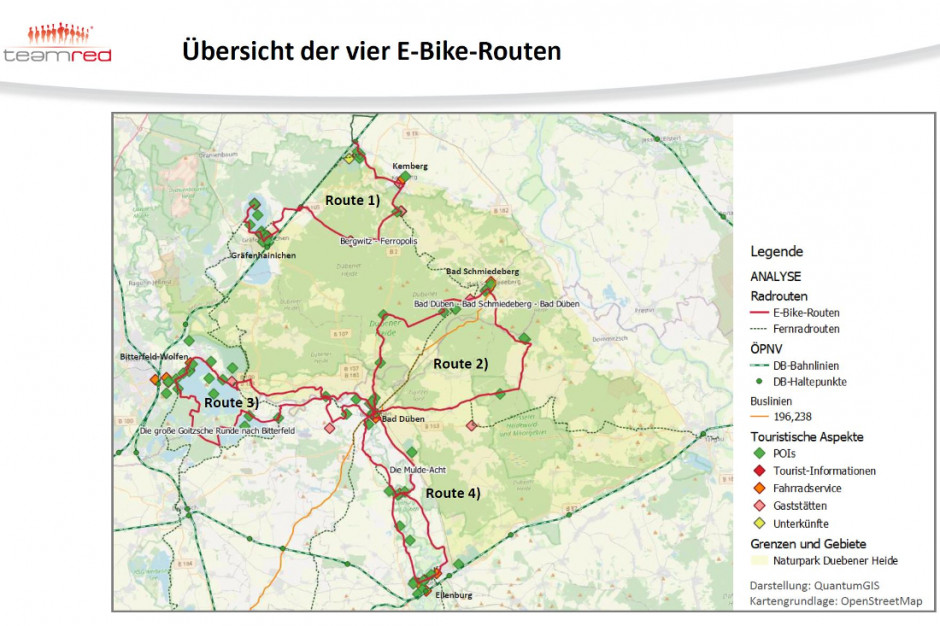 Neue E-Bike Routen in der Dübener Heide (C) Team Red