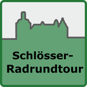 Kennzeichnung Schlösser Radrundtour (C) Geo-Naturpark Frau-Holle-Land