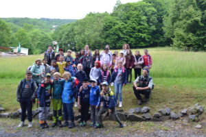 Kasseler Schülerinnen und Schüler erleben die Natur auf dem Hohen Meißner (c) Geo-Naturpark Frau-Holle-Land