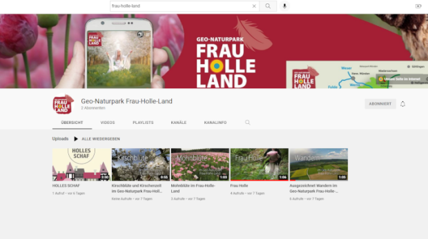 Screenshot Youtube (c) Geo-Naturpark Frau-Holle-Land