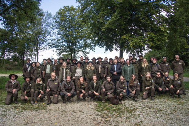 Gruppenfoto Rangertreffen (c) Fabian Maul Naturpark Hirschwald