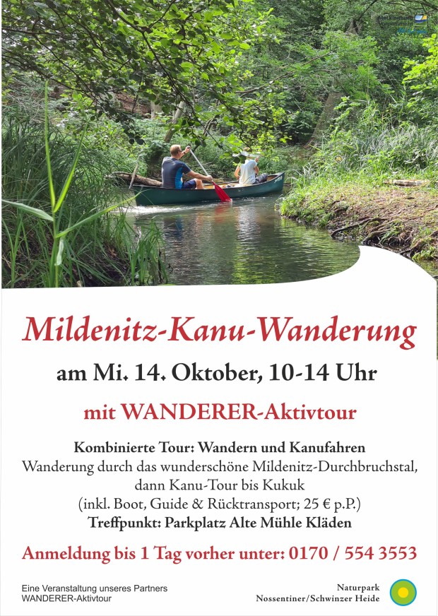 Plakat_Mildenitz-Kanutour