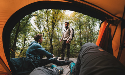 Unabhängigkeit und Nähe zur Natur - Beides bietet das Trekking (Foto: Sauerland-Tourismus e.V.| Jonas Dülberg | REACT-EU)