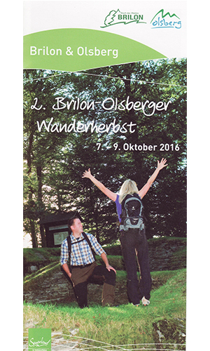 Wanderherbst Wanderherbst 07. 09. Oktober: 2. Brilon Olsberger Wanderherbst