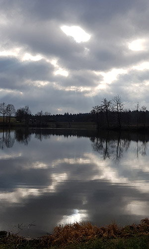 Winterstimmung am Aichstrutsee