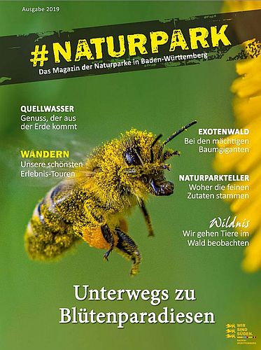 Das kostenlose neue Magazin der sieben baden-württembergischen Naturparke erscheint einmal jährlich. Die nächste Ausgabe ist zur Urlaubsmesse CMT 2020 geplant.