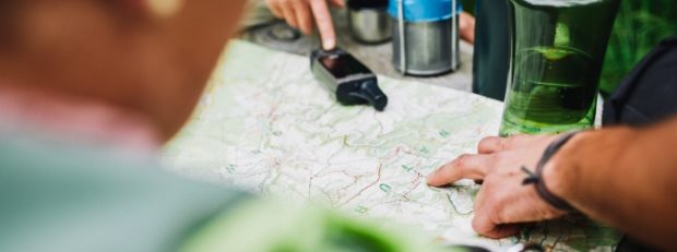 Tourenplanung per Karte oder digital, die Vorbereitung macht´s! (c) Naturpark Soonwald-Nahe