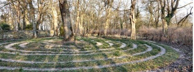 Labyrinth auf dem Disibodenberg (c) Naturpark Soonwald-Nahe