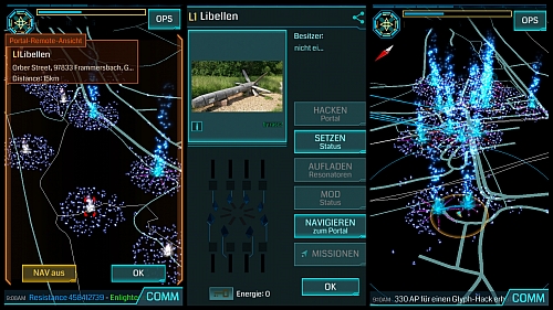 Ingress Ingress Ingress ein Spiel, das Smartphonenutzer in die Natur zieht