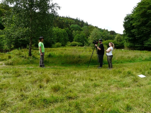 TV Mainfranken interviewt gebietsbetreuer C. Salomon