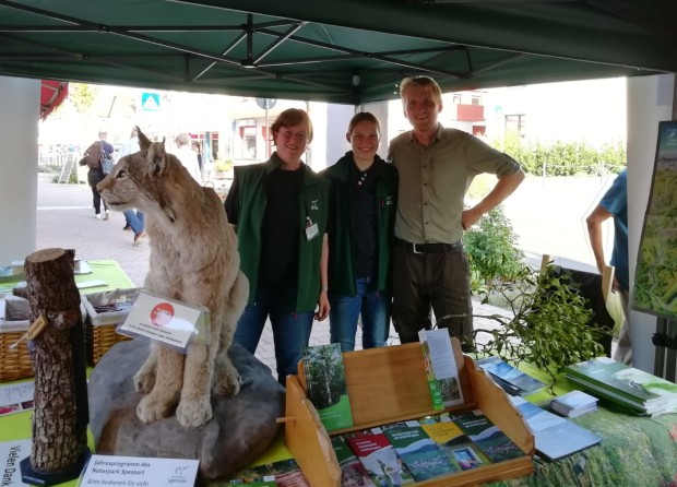Der Naturpark präsentiert sich auf Märkten und Messen