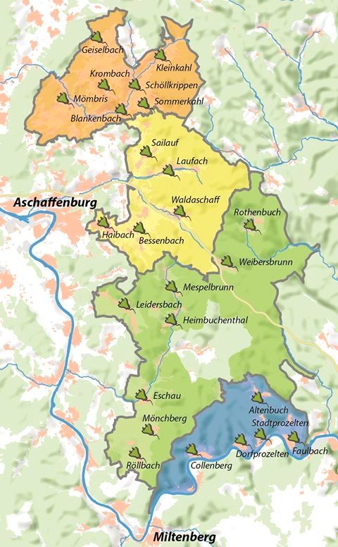 Feierlicher Start des Projekts „Wald erFahren“ - Naturpark Spessart Feierlicher Start des Projekts „Wald erFahren“ - Naturpark Spessart