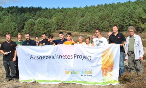 Die Teilnehmer der 7. Azubi-Projekttage im Naturpark.
