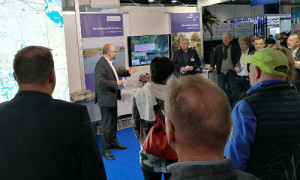 „WIN-Delegation am Stand des Tourismusverbandes Ruppiner Seenland“!