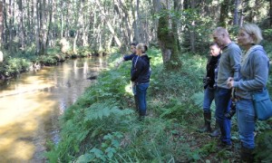 Gemeinsame Bereisung des Projektgebietes.