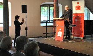 Brandenburgs Wirtschaftsminister Prof. Steinbach war voll des Lobes über den seit 10 Jahren anhaltenden Aufschwung im Brandenburg-Tourismus