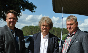 Amtsdirektor Thomas Kresse, Naturparkleiter Dr. Mario Schrumpf und Bürgermeister Bernd Müller ©Mario Schrumpf