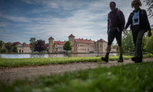 Durch den Schlosspark in Rheinsberg.