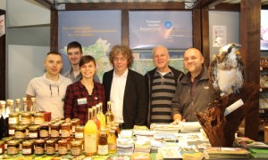 Das Standbetreuerteam vom Naturpark Stechlin-Ruppiner Land.