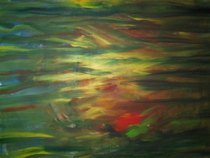 „Wildnis“ von Gudrun Lomas (Acryl/Leinwand)