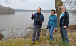 Jürgen Paul auf Schmugglertour am Langener See.