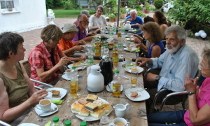 Mittagsrast im Haus Schönbirken