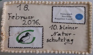 Geburtstagstorte zum Jubiläums-Naturschutztag