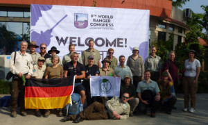 Ein Teil der deutschen Delegation auf dem World Ranger Congress in Neapel.