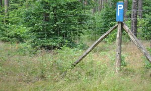 Parkplatz Großer Törnsee - vorher