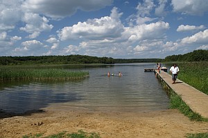 Der Dranser See gehört zu den wervollen Klarwasserseen im Naturpark.