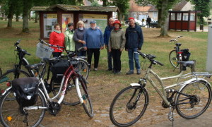 Start zur Radtour am Sonntag.