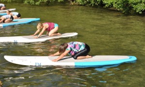 Kurze Erholung im Kind.