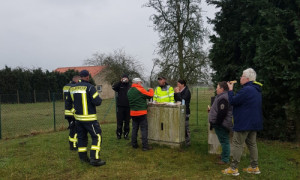 Gemeinsamer Imbiss nach verrichteter Arbeit. © Naturwacht SRL