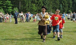 Auszug zur Tierparkralley - immer der goldenen Gans hinterher.
