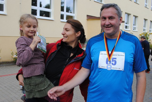 Peter Krause - Kuratoriumsvorsitzender des Naturparks nutzte die 25 km zur Vorbereitung auf den Berlin-Marathon