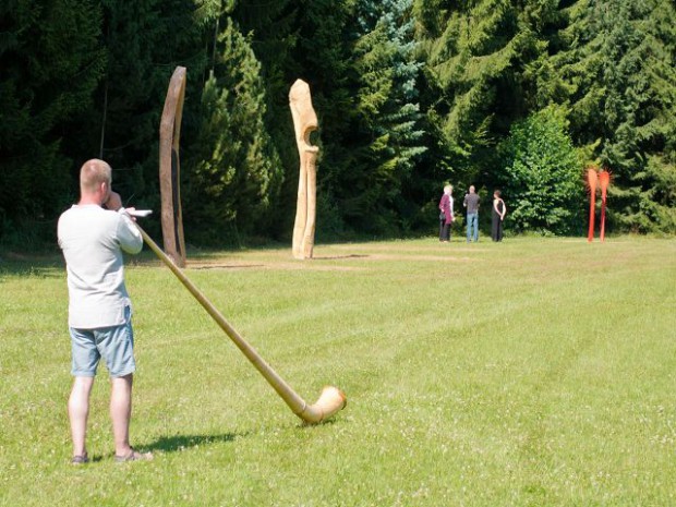 Finissage mit Alphorn