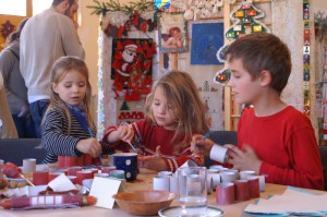 Basteln in der Adventsstube 